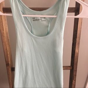Pale mint green ribbed tank